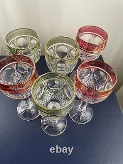 Vintage Hofbauer 1970s Wine Glasses-set Of 6