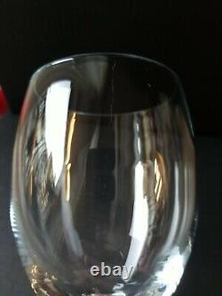 Vintage Holmegaard Bent Severin Design PRINCE Claret White Wine 7 7/8 Glass HTF