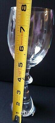 Vintage Holmegaard Bent Severin Design PRINCE Claret White Wine 7 7/8 Glass HTF