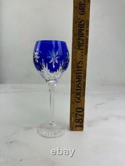 Vintage Horst Belda'Stars of Midnight' Wine Glasses Franklin Mint Set of 6