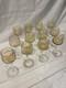Vintage Hortensia Traube Bohemian Amber Crystal Hock Glasses (set of 12) Mint