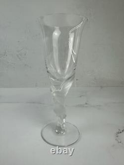 Vintage Igor Carl Faberge Kissing Doves Wine Glasses Set of 4 France