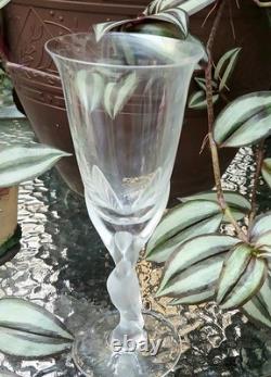 Vintage Igor Carl Faberge Kissing Doves Wine Glasses Set of 6 France