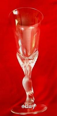 Vintage Igor Carl Faberge Kissing Doves Wine Glasses Set of 6 France