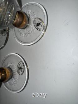 Vintage J. Preziosi Lavorato A Mano Italy Wine Glasses Set of 12