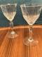 Vintage Josair MONTPELIER Wine Crystal Glasses RARE 2