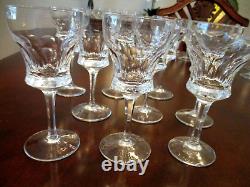 Vintage Kosta Boda Crystal Wine Glasses Alma Set of 9
