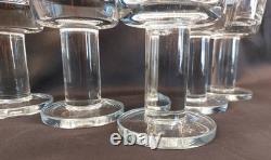 Vintage Krosno Thor Thick Glass Wine Goblet Set of 5 SVEND JENSEN 7