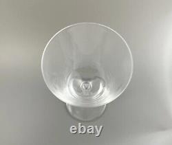 Vintage Lalique Phalsbourg Claret Bordeaux Wine Glass Crystal Square Stem 7.5