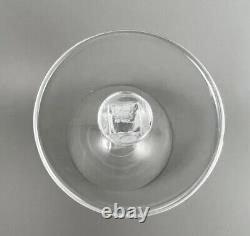 Vintage Lalique Phalsbourg Claret Bordeaux Wine Glass Crystal Square Stem 7.5