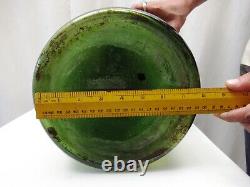 Vintage Large Green Glass Demijohn Carboy Wine Bottle Antique Jug Collectible12
