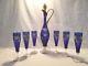 Vintage Lav. A Mano Wine Decanter and Glass Set (7 piece)