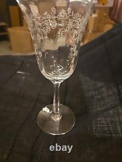 Vintage Lenox Castle Garden Wine Glass