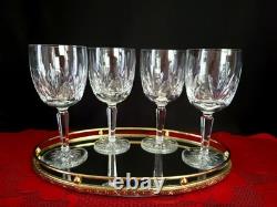 Vintage Lenox Monticello Crystal Water Glass Goblets Set of 4