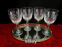 Vintage Lenox Monticello Crystal Water Glass Goblets Set of 4
