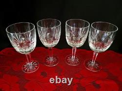 Vintage Lenox Monticello Crystal Water Glass Goblets Set of 4