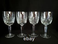 Vintage Lenox Monticello Crystal Water Glass Goblets Set of 4
