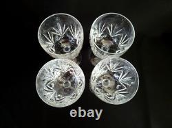 Vintage Lenox Monticello Crystal Water Glass Goblets Set of 4