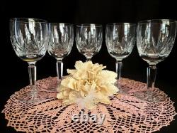 Vintage Lenox Monticello Crystal Wine Glass Goblets Set of 5