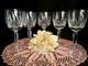 Vintage Lenox Monticello Crystal Wine Glass Goblets Set of 5