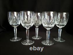 Vintage Lenox Monticello Crystal Wine Glass Goblets Set of 5