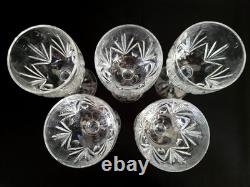 Vintage Lenox Monticello Crystal Wine Glass Goblets Set of 5