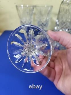 Vintage Libbey CAMBRIDGE WINE SET Crystal Pressed Glass 1 L Decanter 6oz Glasses