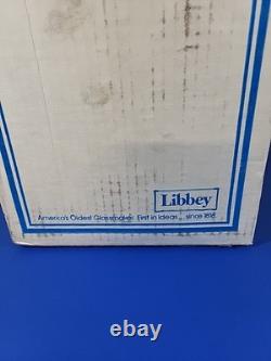 Vintage Libbey CAMBRIDGE WINE SET Crystal Pressed Glass 1 L Decanter 6oz Glasses