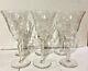 Vintage Libbey Long Stem Crystal Wine Glasses Set Of 6 8oz