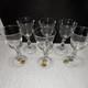 Vintage Libbey Old Crow Cocktail Glasses Set of 6 Figural Bird Stem MCM