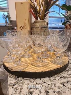 Vintage Libbey Repose Stardust Wine Glasses 1955 Set of 12