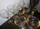 Vintage Light Yellow Crystal Champagne Wine glass Coctail Glass Collection