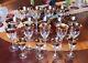 Vintage Lot of 28 Pieces Crystal Gold Rimmed/Trim Stem Wine Glasses 4 types