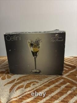 Vintage Luigi Bormioli's Crystal Hand Blown Wine Glasses