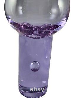 Vintage MCM Sergio Asti Arnolfo DI Cambio 6 Wine Glasses Alexadrite Crystal