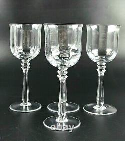 Vintage MIKASA Wine Glasses Optic Bowls Seville Pattern Set of 4