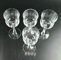 Vintage MIKASA Wine Glasses Optic Bowls Seville Pattern Set of 4