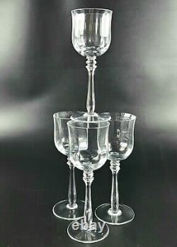 Vintage MIKASA Wine Glasses Optic Bowls Seville Pattern Set of 4