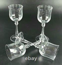 Vintage MIKASA Wine Glasses Optic Bowls Seville Pattern Set of 4