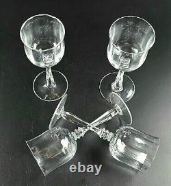 Vintage MIKASA Wine Glasses Optic Bowls Seville Pattern Set of 4