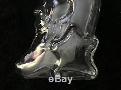 Vintage Man In The Moon Glass Decanter