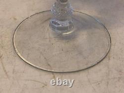 Vintage Manner of Fostoria Set of 8 Floral Etched Wine Glasses