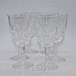 Vintage Marquis by Waterford Crystal Wine Glasses Set of 6 Perfect No Chips
