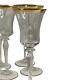 Vintage Mikasa Crystal JAMESTOWN GOLD Set of 118-3/4 Wine Goblets Optic