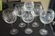 Vintage Mikasa Etched Crystal Balloon Wine Glasses Set of 6