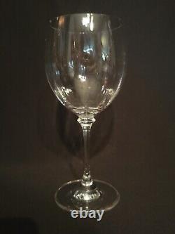 Vintage Mikasa Stephanie Crystal Wine Glasses Set of 6 Pristine