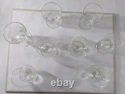 Vintage Mini Etched Snifter Glasses- Set Of 8 Perfect Condition 2 X 1.25 2 X 1.5