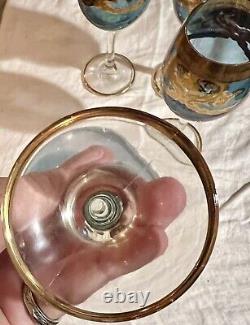 Vintage Murano Wine Glasses