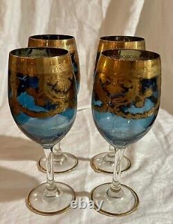 Vintage Murano Wine Glasses