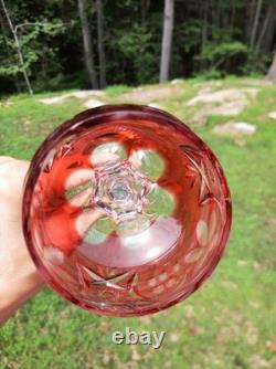 Vintage Nachtmann Traube Wine Hock Crystal Glasses Set Of 6 Rainbow W. Germany Vintage Nachtmann Traube Wine Hock Crystal Glasses Set Of 6 Rainbow W. Germany
